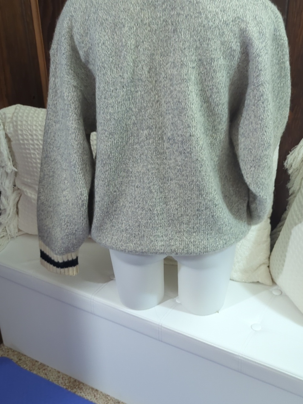 Boathouse Row Wool Sweater Size Large | Cozy Heavy Knit Cabin Cottagecore - Picture 11 of 16